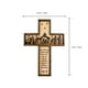 thumbnail image 2 of BlessedMart Orthodox Wall Three Bar Wooden Crucifix for Prayer Corner Hanging 8 Inch (B), 2 of 8