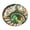 Green, variant on Printed Circle Floor Mat, Soft Crystal Velvet Round Carpet, Festive Printed Pattern Floor Mat For Living Room, Bedroom, Entryway, Reading Nook, Meditation Corner Indoor Home Decor
