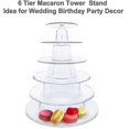thumbnail image 2 of Macaron Tower Stand, 6 Tier Round Macaroon Holder Stand Multifunction Cupcake Cookie Dessert Display Shelf Rack Plastic Stand For Wedding Baby Shower, 2 of 4