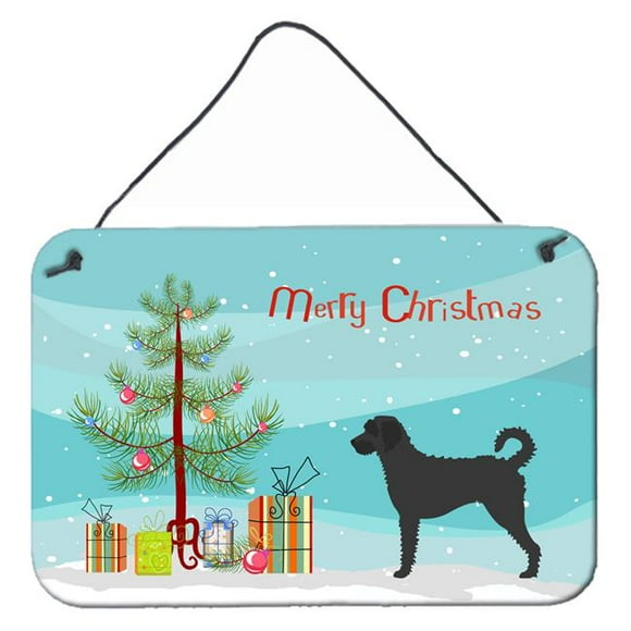 Carolines Treasures BB8499DS812 Labradoodle Christmas Wall or Door Hanging Prints