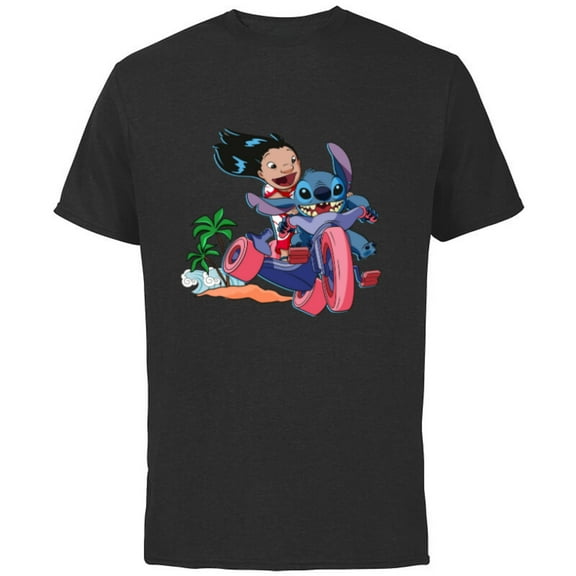 Disney Lilo & Stitch Wild Ride - Short Sleeve Cotton T-Shirt for Adults - Customized-Royal Heather