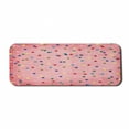 thumbnail image 1 of Spots Computer Mouse Pad, Retro Classic Spots Design with Circles Geometric Design Pink Background Image Print, Rectangle Non-Slip Rubber Mousepad Large, 31" x 12", Multicolor, by Ambesonne, 1 of 2