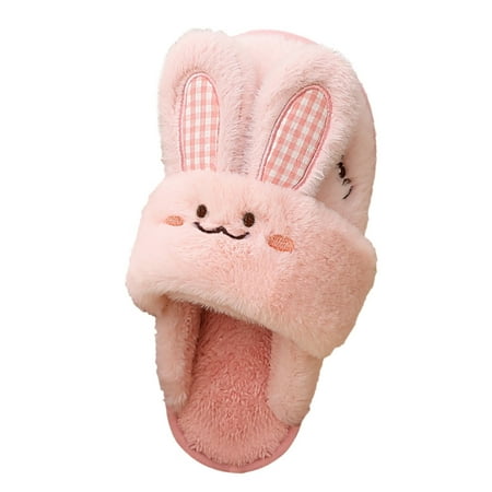 

Sehao chunky shoes for women Cute Rabbit Slippers For Men Winter Warm House Slippers Suede womens shoes dressy casual comfortable walking shoes women