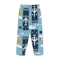 thumbnail image 5 of Naloa Airplanes and Aviation Signs Print Women’s Ultra-Soft Comfy Pajama Lounge Pants with Pockets & Drawstring, 5 of 8