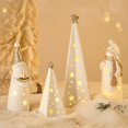 thumbnail image 1 of Xihbxyly Ofertas Relámpago de Liquidación de Hoy Adornos Navideños Adornos de Mesa para El Hogar Torre Navideña de Cerámica Muñeco de Nieve Adornos de Luz para Anciano, 1 of 6