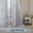 thumbnail image 3 of Cortinas transparentes OWENIE de 244 cm de longitud para dormitorio y sala de estar, 3 of 9