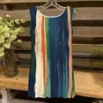 thumbnail image 4 of Womens Tank Tops Summer Dressy Floral Print Sleeveless Loose Round Neck Fashion Tunic Tops, 4 of 5