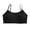j47-Black, variant on LIIPEE Girls Underwear Casual Cute Solid Color Ribbed Seamless Strapless Bandeau Bralette Kids Summer Smooth Soft Breathable Comfortable Daily Training Bras,10-14 Years