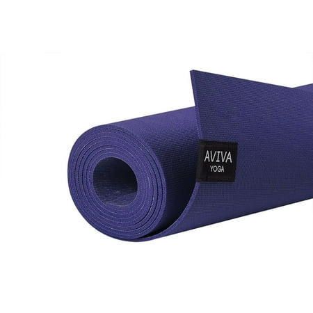 Yomad Pro 3mm Natural Rubber Travel Yoga Mat by AVIVA YOGA – Eco-Friendly, Grippy, Reversible, and Durable Material Measuring 72” Long x 26” Wide