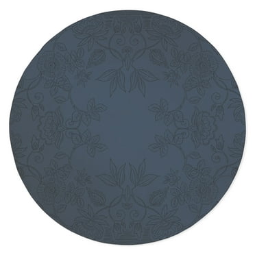 Daniella Blue Office Mat by Kavka Designs