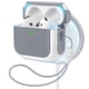 thumbnail image 1 of ESR para AirPods de 4ª generación, compatible con AirPods 4 Gen (2024) (USB-C), compatible con MagSafe, cubierta de protección contra caídas con cordón, funda híbrida Orbit, blanco, 1 of 5