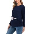 thumbnail image 4 of FAMTKT Maternity Breastfeeding Shirts for Women, Nursing Tops Long Sleeves Sweatshirts, Maternity Summer Clothes, 4 of 6