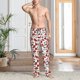 thumbnail image 2 of Fotbe Red Food Pantalones de Pijama para Hombre, Pantalones de Dormir, Pantalones de Casa con Cintura Ajustable y Bolsillos-Medium, 2 of 6