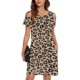 thumbnail image 4 of Camiseta informal de verano para mujer, vestidos de playa, vestido de hombro con tiras de manga corta Pompotops ghjkhdj11287, 4 of 7