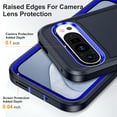 thumbnail image 6 of Dteck Case for Google Pixel 9 Pro XL,Shockproof 3-Layer Protection Case Built-in Kickstand Military Grade Protective Cover for Google Pixel 9 Pro XL,Navyblue, 6 of 8