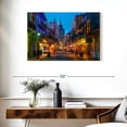 thumbnail image 3 of Elephant Stock Louisiana Street Bars Wall Art - Horizontal Canvas Wall Art - Living Room Wall Decor - Places Canvas - Orange And Blue Decor - 36" x 24", 3 of 8