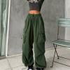 Femmes Pantalons Femmes Imprimé Été Sans Manches Dos Nu Longues Combinaisons Rompers Combinaison Verte XXL