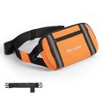 thumbnail image 1 of WEST BIKING Sac Banane Polyvalent pour la Course - Sac Bandoulière Extérieur Multifonction pour le Cyclisme, la Randonnée et les Sports - Support de Téléphone Compact de Couleur Orange, 1 of 6
