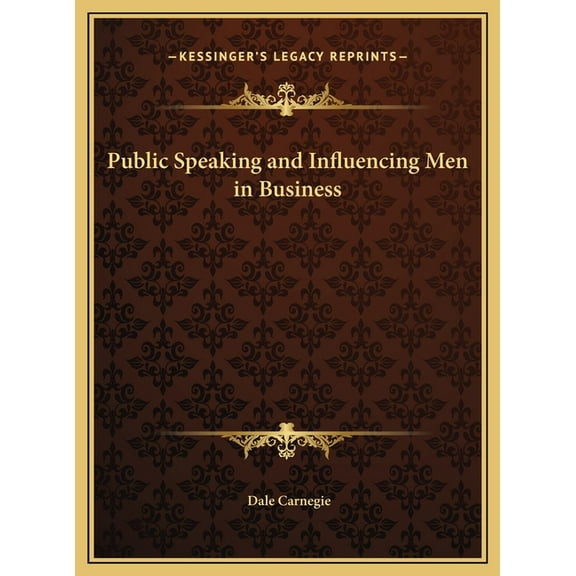 Public Speaking and Influencing Men in Business (Hardcover)