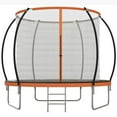 thumbnail image 1 of Soozier 8ft Trampoline Outdoor with Enclosure Net and Ladder, 1 of 9