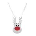 thumbnail image 1 of Collar colgante Yinane ciervo roja oro para mujeres niñas, 1 of 5