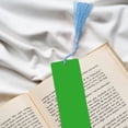 thumbnail image 6 of Kdxio Green Print Metal Tassel Bookmarks,Perfect Gift for Art Lovers and Bookworms Metal Bookmarks for Women, 6 of 8