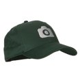 thumbnail image 5 of Camera Design Photographer Embroidered Solid Cotton Cap - Dk Green OSFM, 5 of 5
