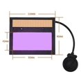 thumbnail image 3 of Solar Auto Darkening Welding Lens Panel Welding Helmet Mask Automatic Filtering Lampshade Eye Goggl, 3 of 5