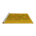 thumbnail image 2 of Ahgly Company Machine Washable Indoor Rectangle Abstract Yellow Modern Area Rugs, 5' x 8', 2 of 4