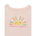 thumbnail image 2 of Garanimals Baby Girl Puff Sleeve Graphic Bodysuit, Sizes 0-24 Months, 2 of 3
