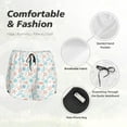 thumbnail image 6 of Picia Colorful Seashells1 Pattern Women's 2 in 1 Athletic Running Shorts High Waisted Workout Casual Gym Sweat Shorts with Comfy Liner Zipper Pockets-X-Large, 6 of 9