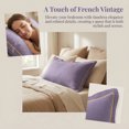 thumbnail image 2 of Unique Bargains 2Pcs Smooth Wrinkle Resistant Cotton Pillowcase Queen Purple, 2 of 3