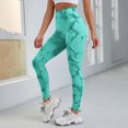 thumbnail image 2 of Ramiter Womens Sweatpants Women'S Tight High Waist Quick Dry Running Bodybuilding with Pockets Long Pants Yoga Pants Wide Leg Yoga Pants below Waist S,Green, 2 of 4
