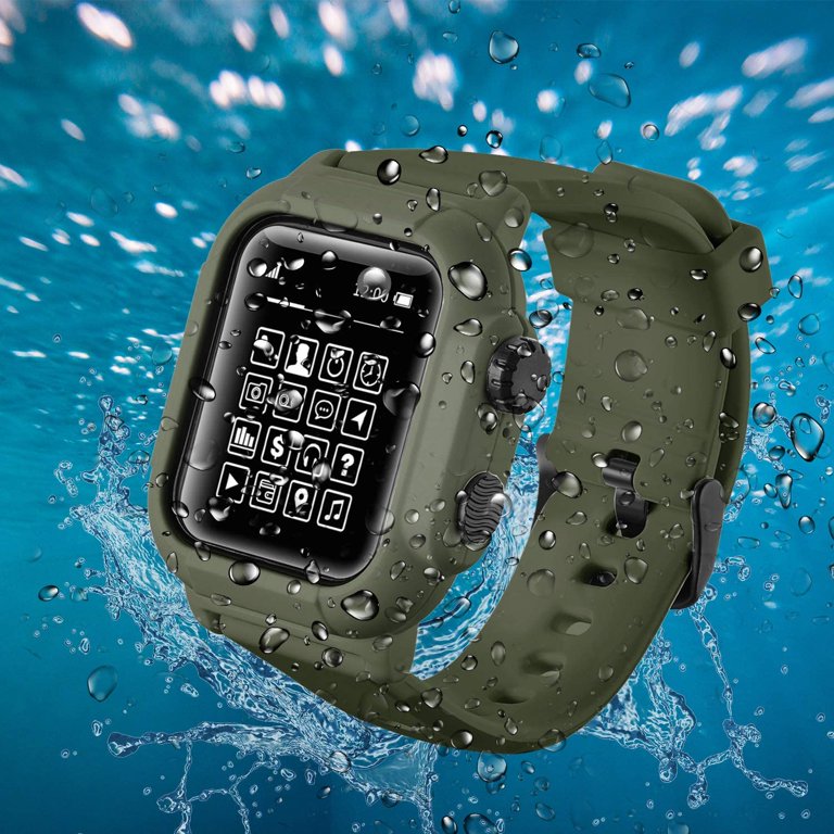 Tactical Apple Watch Band, Rugged iWatch Case
