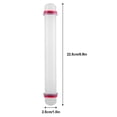 thumbnail image 4 of 9 Inches Rolling Pin Fondant Dough Roller Non Stick Plastic Rolling Pin Sugar Fondant Cake Roller Baking Tool, 4 of 9