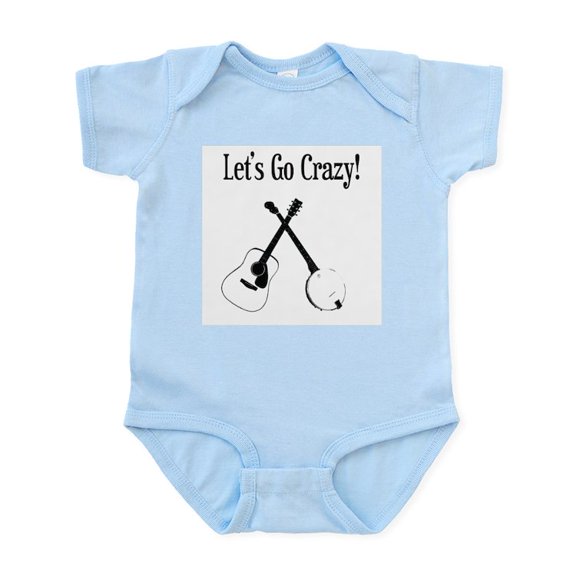 CafePress - Guitar And Banjo Infant Bodysuit - Baby Light Bodysuit, Size Newborn - 24 Months
