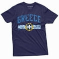thumbnail image 4 of Mens Greece T-Shirt Greek Flag Coat Of Arms Patriotic Tee Hellenic Republic Hellada Tee (4X-Large Military Green), 4 of 6