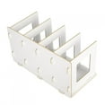 thumbnail image 4 of Book Rack, Wooden DIY Desktop Bookshelf Rack Books DVD Storage Magazine Organizer for Students Kids Adult, 4 of 8