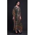 thumbnail image 4 of Phagun Aztec Geometric Womens Long Beach Kaftan Beachwear Bikini Coverup Maxi Dress-S-L, 4 of 4