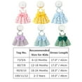 thumbnail image 4 of FYMNSI Infant Baby Girl Dress Toddler Girl Clothes Backless Sleeveless Flower Sundress Summer Dresses 12-18 Months, 4 of 4