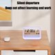 thumbnail image 5 of Herunwer Transparent Digital Clock Display Temperature And Humidity Timer Multifunctional Electronic Alarm Clock, 5 of 6