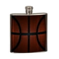 thumbnail image 2 of KuzmarK 6 oz. Stainless Steel Flask Set in Black Presentation Box -  Basketball Life, 2 of 2