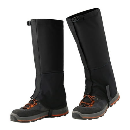 Amdohai Leg Gaiters Fleece Lined Waterproof Adjustable -Tear Snow Boot ...