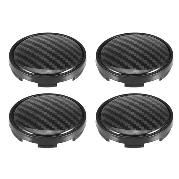 4uds 60.5mm 63mm Rueda Centro Cubo Tapas Tapacubos Cubiertas Negro