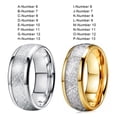 thumbnail image 3 of Anillo de suministro de acero inoxidable, joyería de piedra para hombre, accesorio de adorno para fiesta de boda, coleccionables, regalo de Ropa, zapatos y accesorios Miscelánea Plateado 12# Sonducket  AP015022-07, 3 of 6