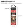 thumbnail image 6 of SEANATIVE Christmas Insulated Water Bottle 18oz Stainless Steel Double-Walled Thermos for Cold Drinks Highland Cow Insulated Reusable Bottle, 6 of 7