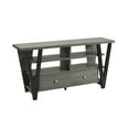 thumbnail image 5 of LiviNest TV Stand for 60-69 Inch TV - 30 Inch Tall Media Console with Drawers & Open Shelves for Living Room - Modern V-Leg Design in Gray & Black for Tech Enthusiasts, 5 of 6