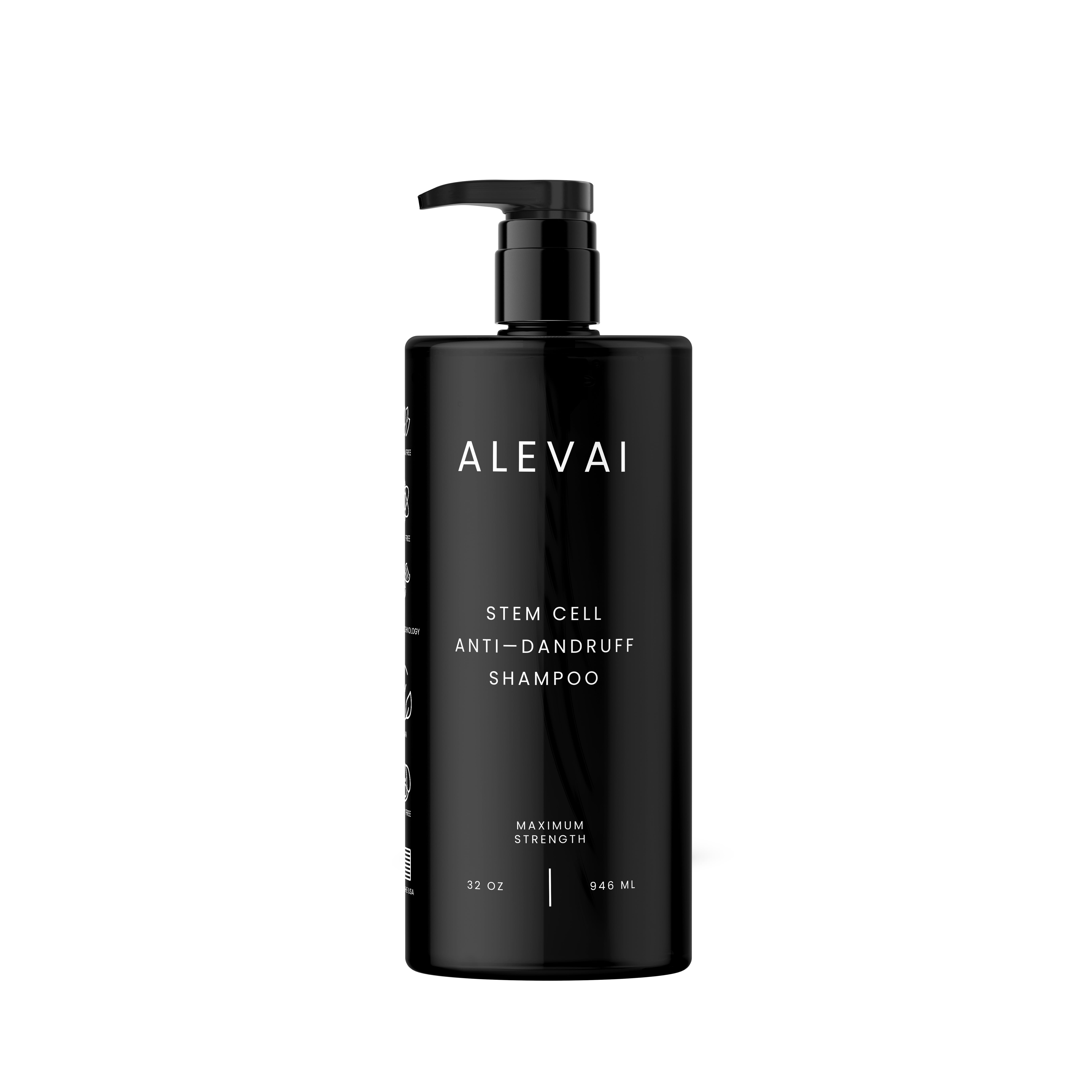 Literacy Pointer følelse Alevai Stem Cell Anti Dandruff Shampoo | Itchy Scalp Treatment | Safe For  Color & Chemically Treated Hair | 2 Percent Pyrithione Zinc | Sulfate-Free  | Paraben & Phthalate Free | Vegan - 32oz - Walmart.com