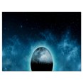 thumbnail image 2 of Moon In the Front of Galaxies - Extra Large Wall Art Landscape, 2 of 3