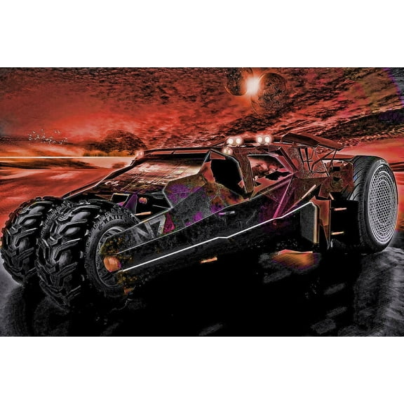 Batmobile - CANVAS OR PRINT WALL ART